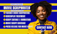 write edit movie script treatment script coverage analysis screenplay feedback