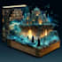 draw detailed novel cover illustration