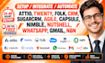 attio twenty folk crm sugarcrm agile capsule nimble nutshell whatsapp gmail n8n