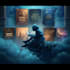 draw detailed cover illustration