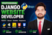 build a responsive website using python django