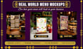 design a professional restaurant, cafe, bakery and food menu