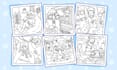 draw custom bold and easy coloring pages