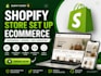 set up shopify store, shopify website design, ecommerce dropshipping store