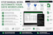 automate business data collection, cleaning and processing