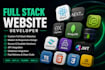 develop full stack website with mongodb react node js next js mongodb