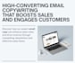 write high converting email copy and engaging newsletters
