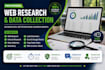 do wed research data collection and data entry
