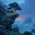 draw a natural landscape and background illustration