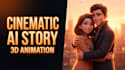 viral cinematic 3d ai story videos with consistent characters in 24 hours