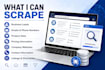 do python web scraping data extraction and automation tasks