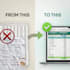 copy paste PDF to excel data entry