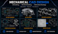 do autocad 2d, 3d modeling with accurate technical drafting