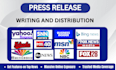 write music press release submit press release PR distribution music promotion