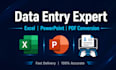 do accurate data entry and excel spreadsheet