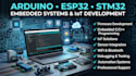 develop arduino, esp32, stm32 embedded systems and iot projects