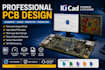 create high speed pcb layout, circuit design and schematic in kicad