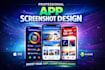design professional app screenshots