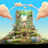 create childrens cartoon book cover art