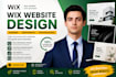 create a modern wix website design or redesign your wix website