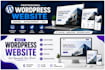 develop a wordpress website