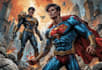 create custom superhero comic art and character design