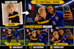 create football artwork with your child