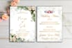 design luxury wedding invitation card
