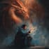 make a sci fi fantasy book cover design that sells