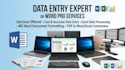 do data entry, copy paste, typing