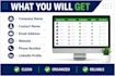 do b2b lead generation and web research