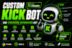 build a custom kick bot and streaming automation bot