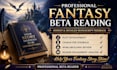 beta read your fantasy fiction manuscript