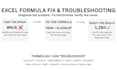 fix excel formulas, xlookup, vlookup and spreadsheet errors