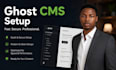 build and customize your ghost cms website, blog or newsletter