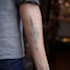 create sleeve tattoo design in geometric style