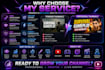 custom youtube thumbnail design
