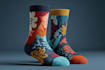 design custom and unique socks design