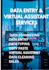 be your data entry and virtual assistant