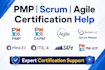 help you pass pmp, capm, pmi acp, scrum, safe, prince2 and itil certification