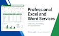 create and format professional word documents and excel spreadsheets