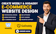 create weebly website design godaddy website builder ecommerce website design