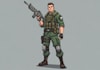 draw 2d game art military character design