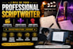 ghostwrite a professional screenplay, podcast, anime, or script
