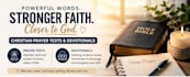 write powerful christian prayer texts, and sermons