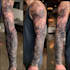 draw a attractive tattoo sleeve art