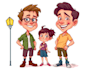 draw artistic cartoon caricatures