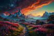 design stunning fantasy landscape