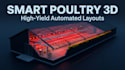 design automated smart poultry farm 3d layout and cgi