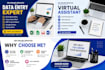 provide data entry and virtual assitant services